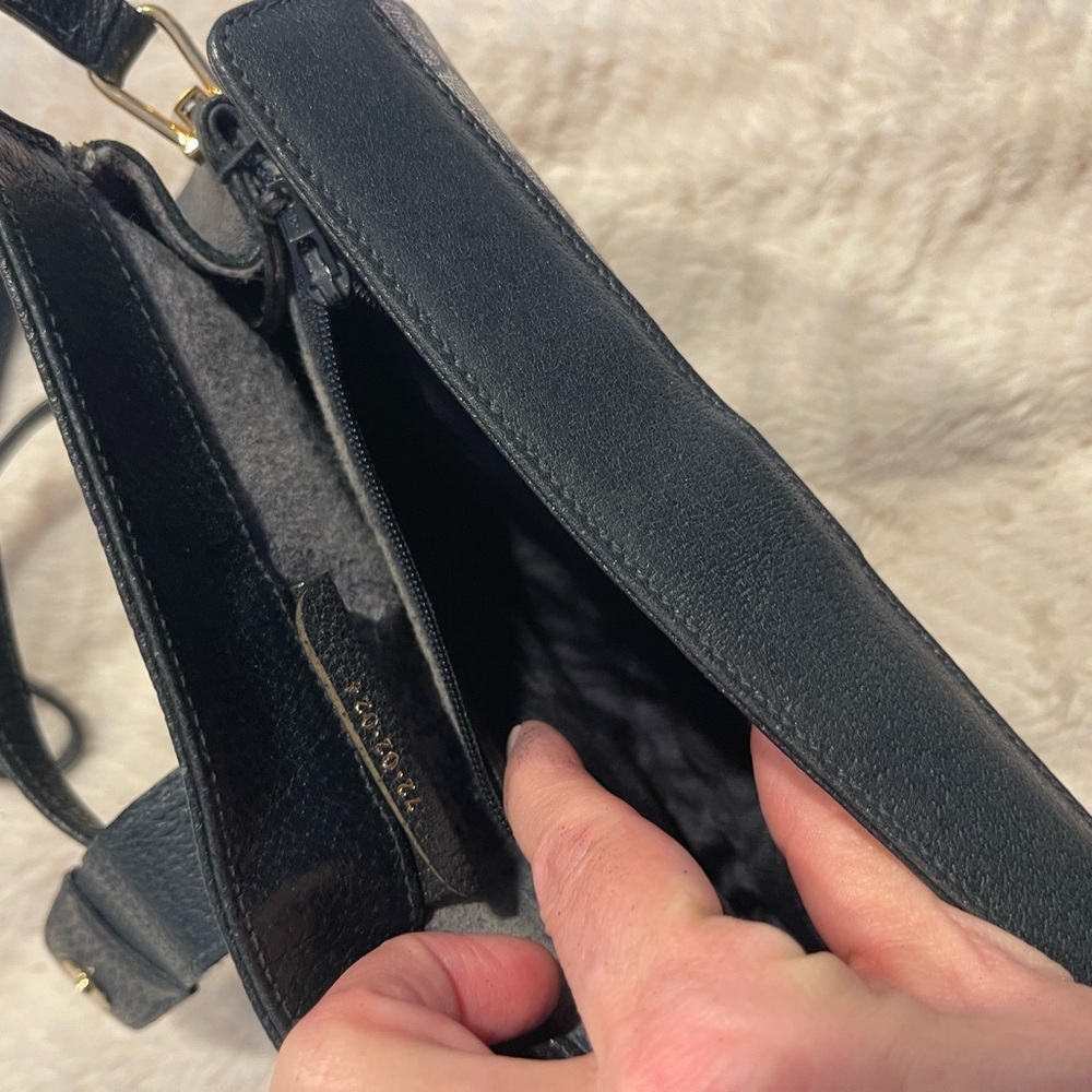 Gucci Navy Sherry GG Monogram Shoulder Bag - Picture 7 of 8